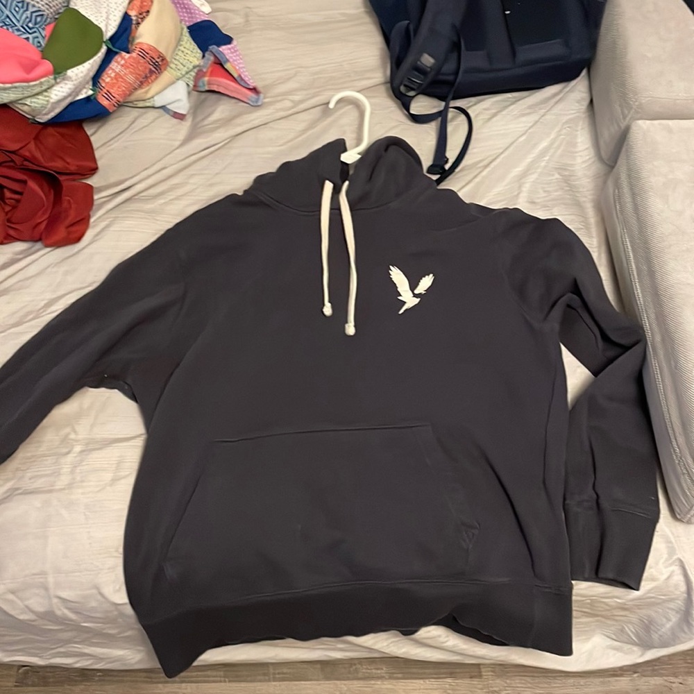 American eagle black hoodie